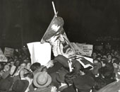 Manifestation anti-hitlrienne  New-York. Etats-Unis, 19 mars 1938.