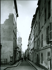 Photographie du 6, rue Rollin, <br />Paris (5e arrondissement).