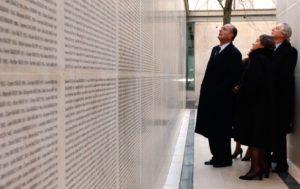 inauguration Mémorial shoah 2005