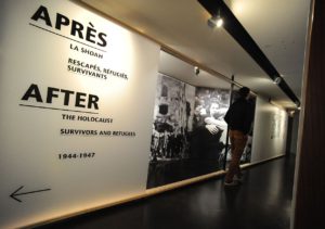 inauguration exposition après la Shoah