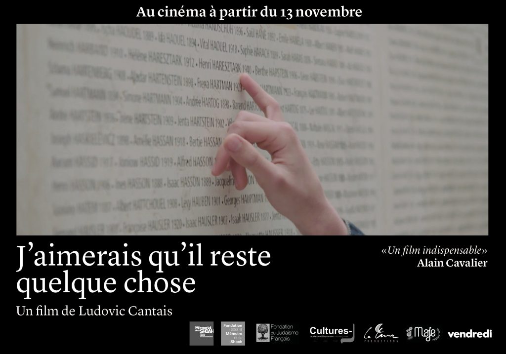 « J’aimerais qu’il reste quelque chose », le film documentaire de Ludovic Cantais
